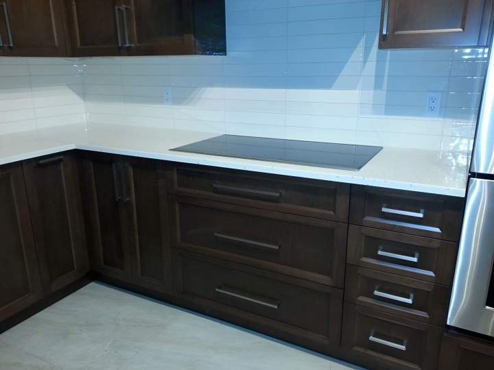 Armoire de cuisine en porcelaine Montréal