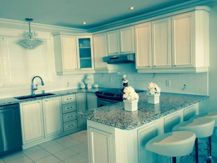 Armoire de cuisine en marbre naturel Montréal